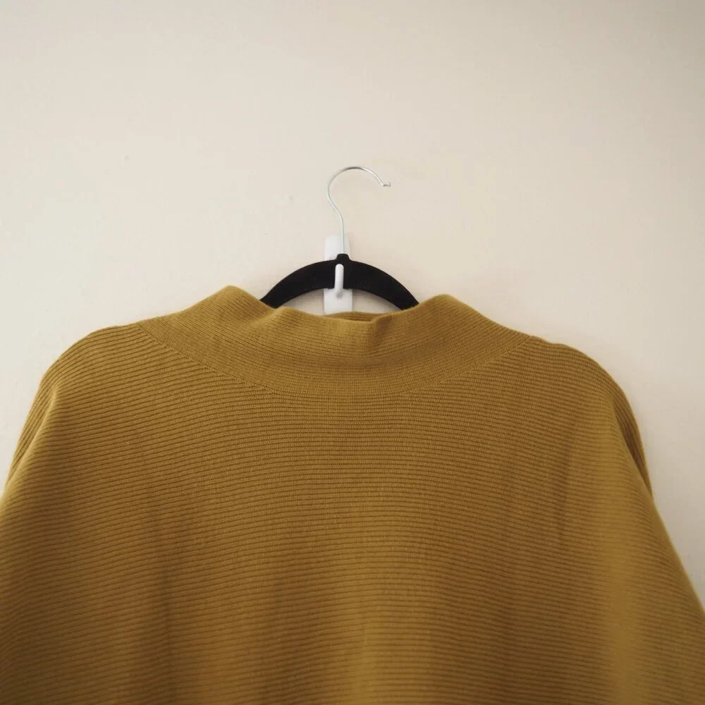 Lululemon Boxy Cotton-Blend Sweater in Auric Gold sz XL/XXL - Picture 7 of 9